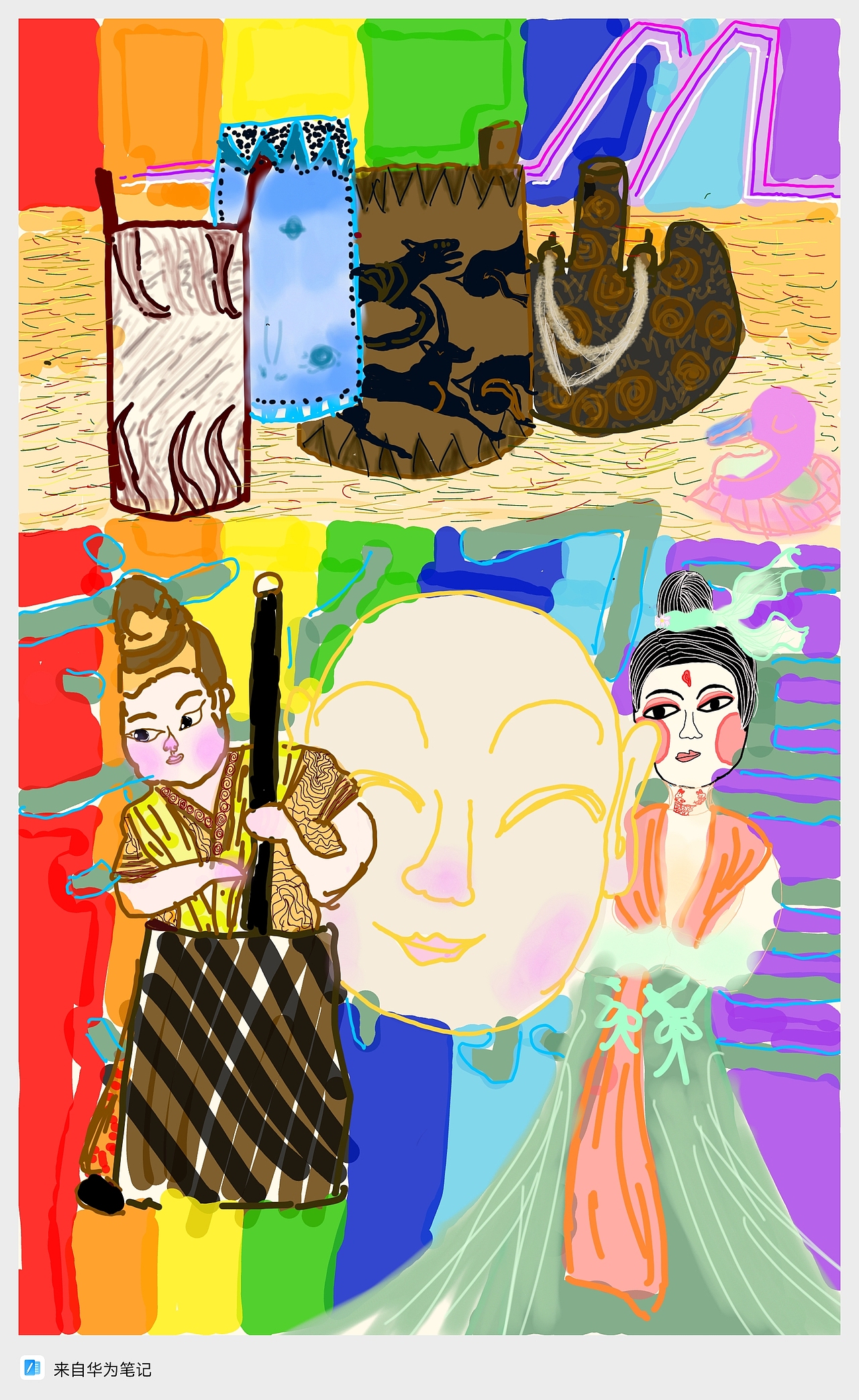 新疆记（图ZMzg1MDYxOTg0） - 儿童插画 - 站酷设计师小画甲原创素材 - 站酷ZCOOL