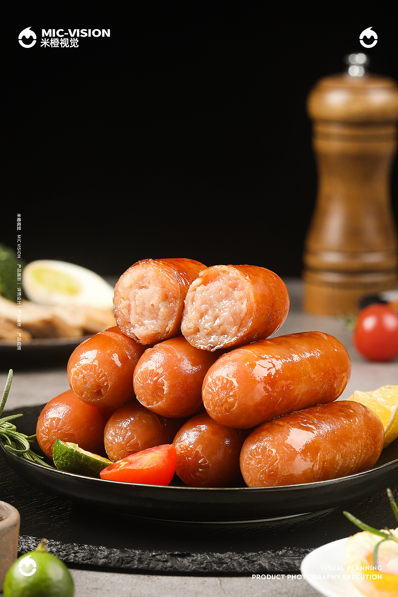美食摄影｜火山石烤肠 ✖ 米橙视觉