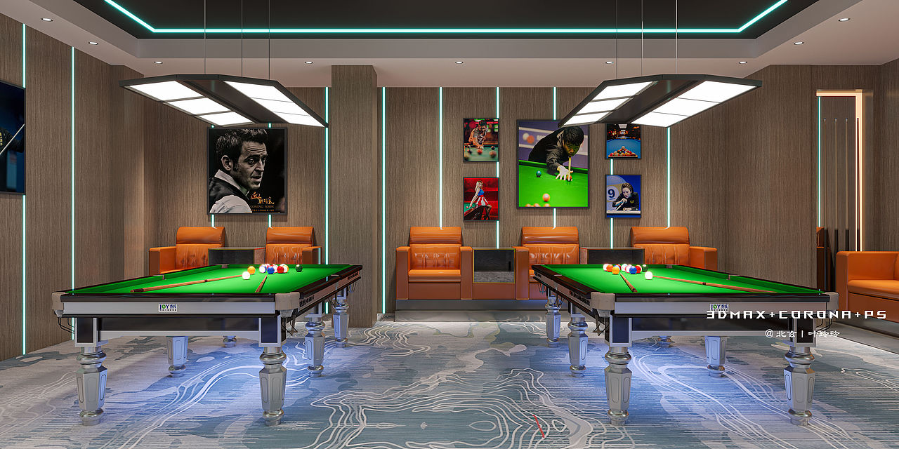 设计 | 台球厅:充满艺术气息和生活品质的空间