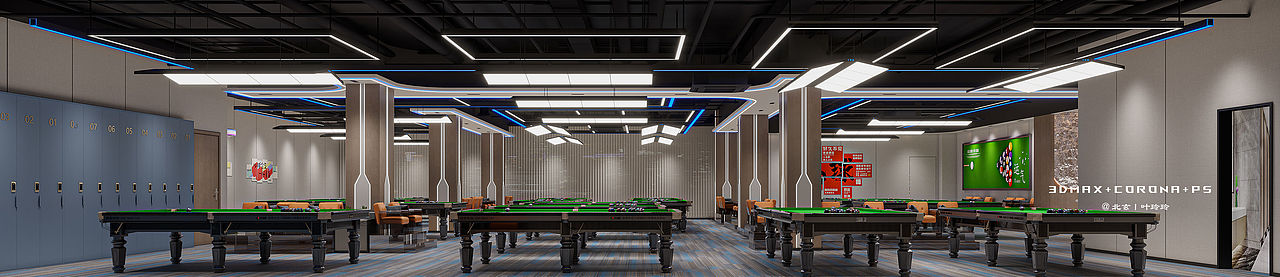 设计 | 台球厅:充满艺术气息和生活品质的空间