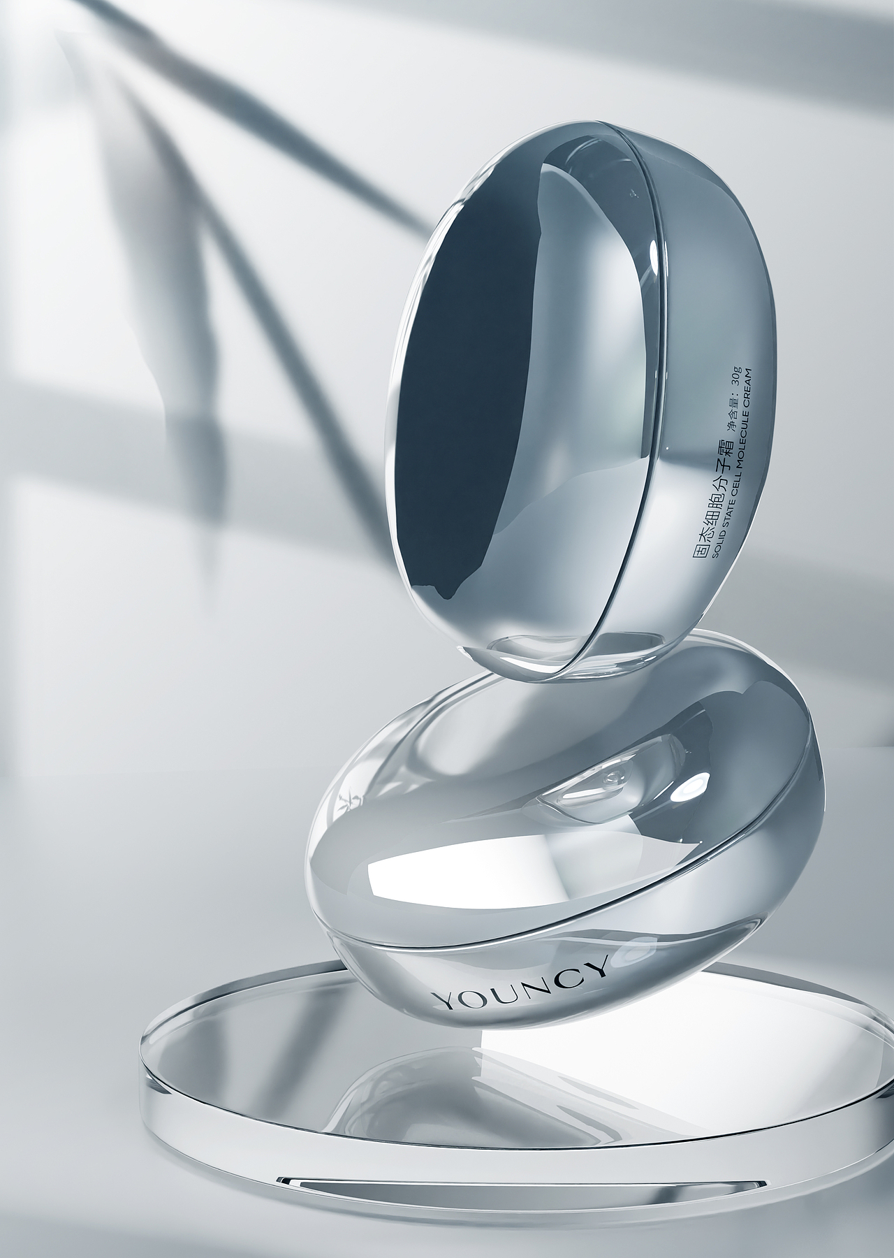 电镀银产品渲染