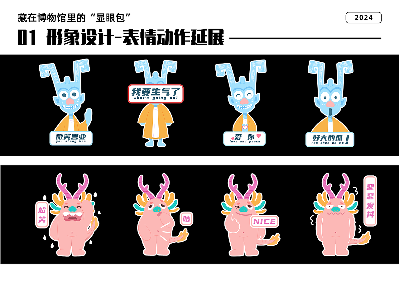 《藏在博物馆里的“显眼包”》毕业设计(IP形象设计)