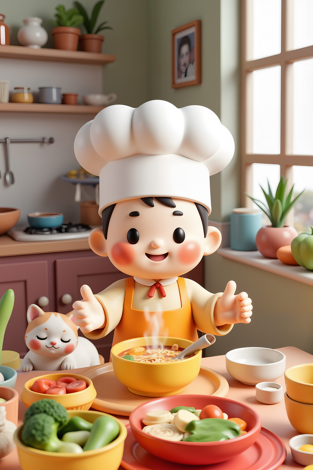 面嘟嘟——AIGC全流程IP形象设计（图ZMzg1MDg4MTM2） - AI作品 - 站酷设计师打铁花原创素材 - 站酷ZCOOL