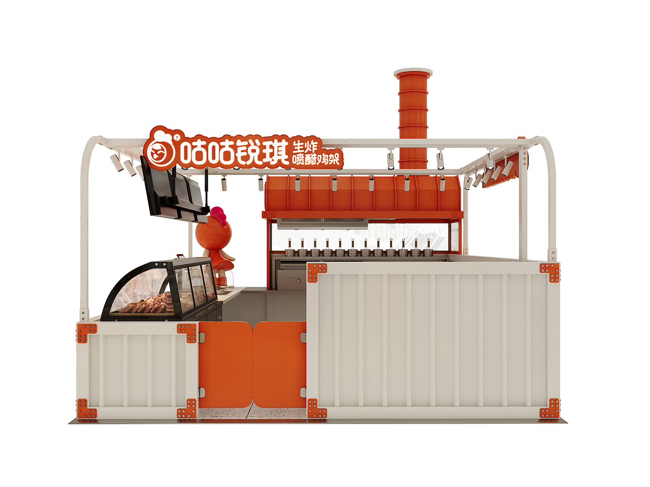 咕咕锐琪炸鸡店（图ZMzg1MDkyNDky） - 酒店餐饮设计 - 站酷设计师钟华设计原创素材 - 站酷ZCOOL