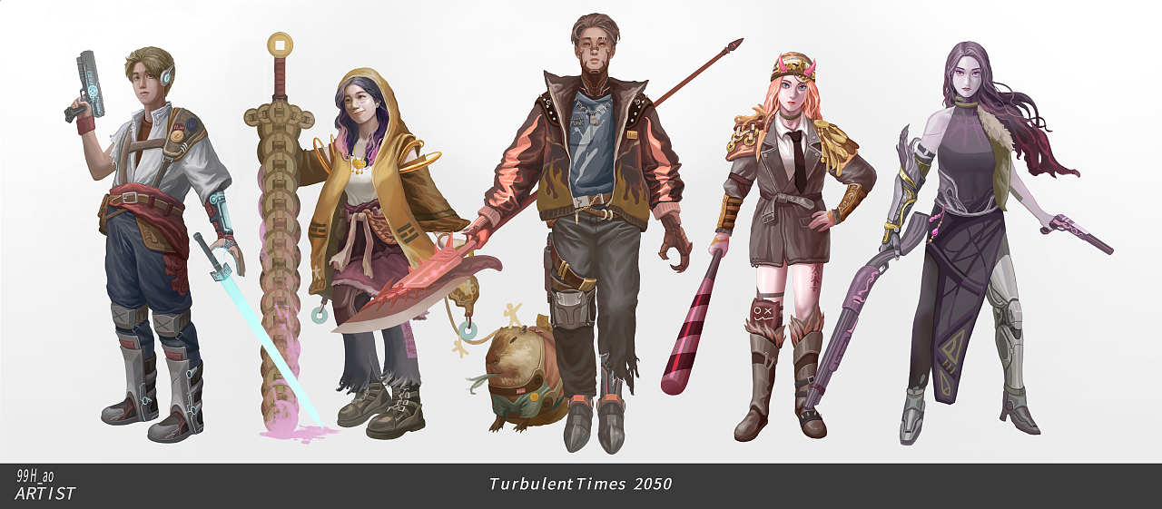 乱世2025（图ZMzg1MTA1MDI4） - 游戏原画 - 站酷设计师99H_ao原创素材 - 站酷ZCOOL