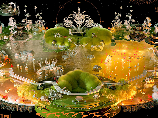 非遗花园·幻锦华园-数字艺术毕设动画