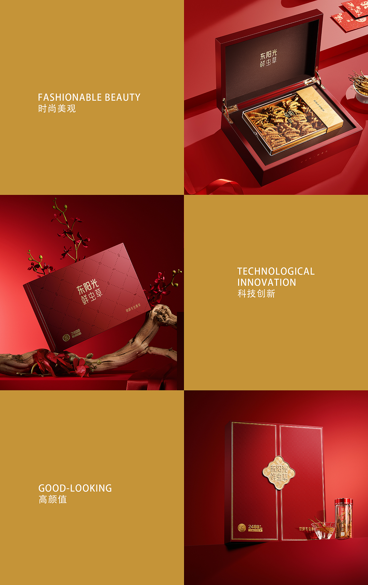 东阳光大健康鲜虫草新年礼盒策划摄影 | 东莞锐图摄影