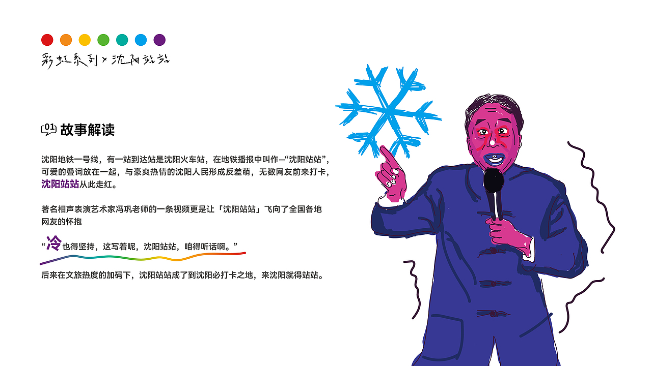 “沈阳站站”有多火呢？
 著名相声表演艺术家冯巩老师冒着大雪也要打卡拍照