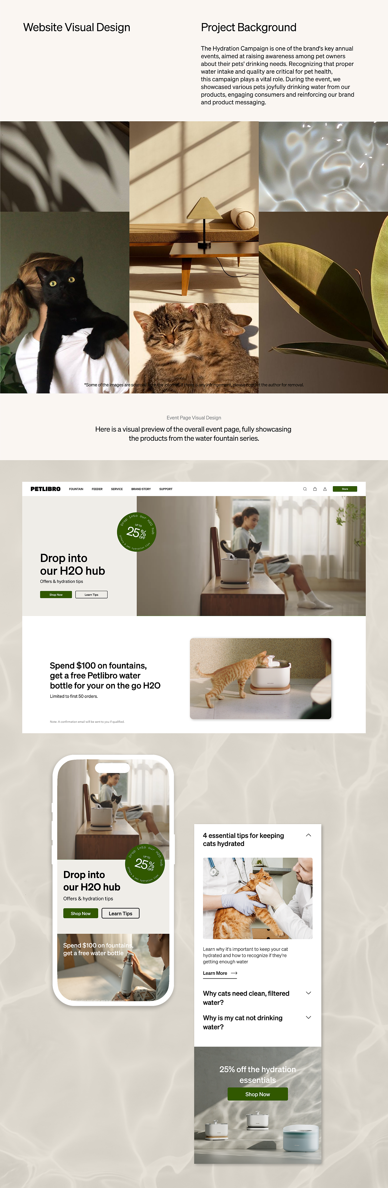 Petlibro-Hydration Campaign（图ZMzg1MTIxMjI0） - 企业官网 - 站酷设计师DLVisualDept原创素材 - 站酷ZCOOL