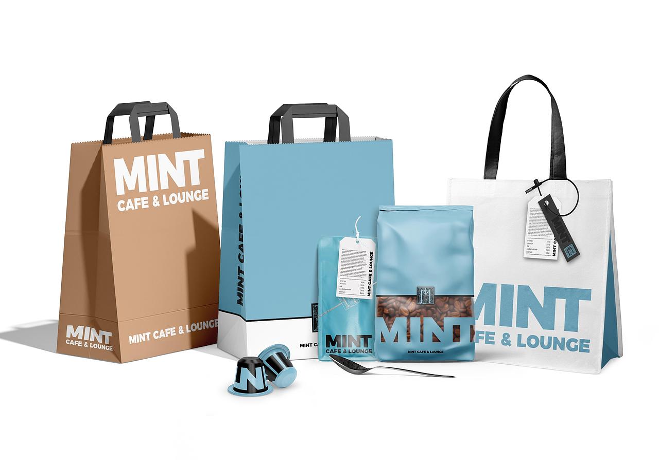 MINT咖啡品牌全案策划定位设计包装系统设计-上海因心