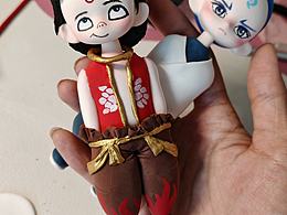 哪吒真的太好看了！捏个粘土