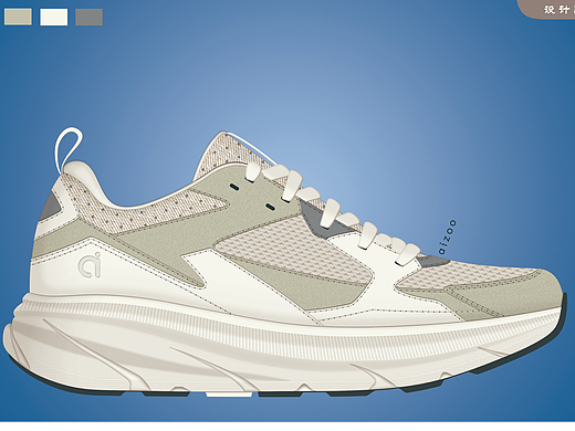 一款运动型设计的两个变型