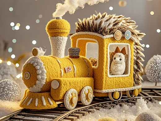 deepseek+即梦生成AI视频,风格为毛毡风格