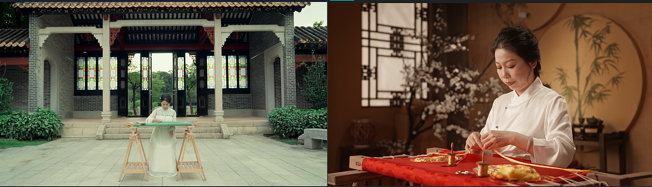 非遗粤绣宣传片（图ZMzg1MTU1NDc2） - 宣传片 - 站酷设计师LINYI林一原创素材 - 站酷ZCOOL