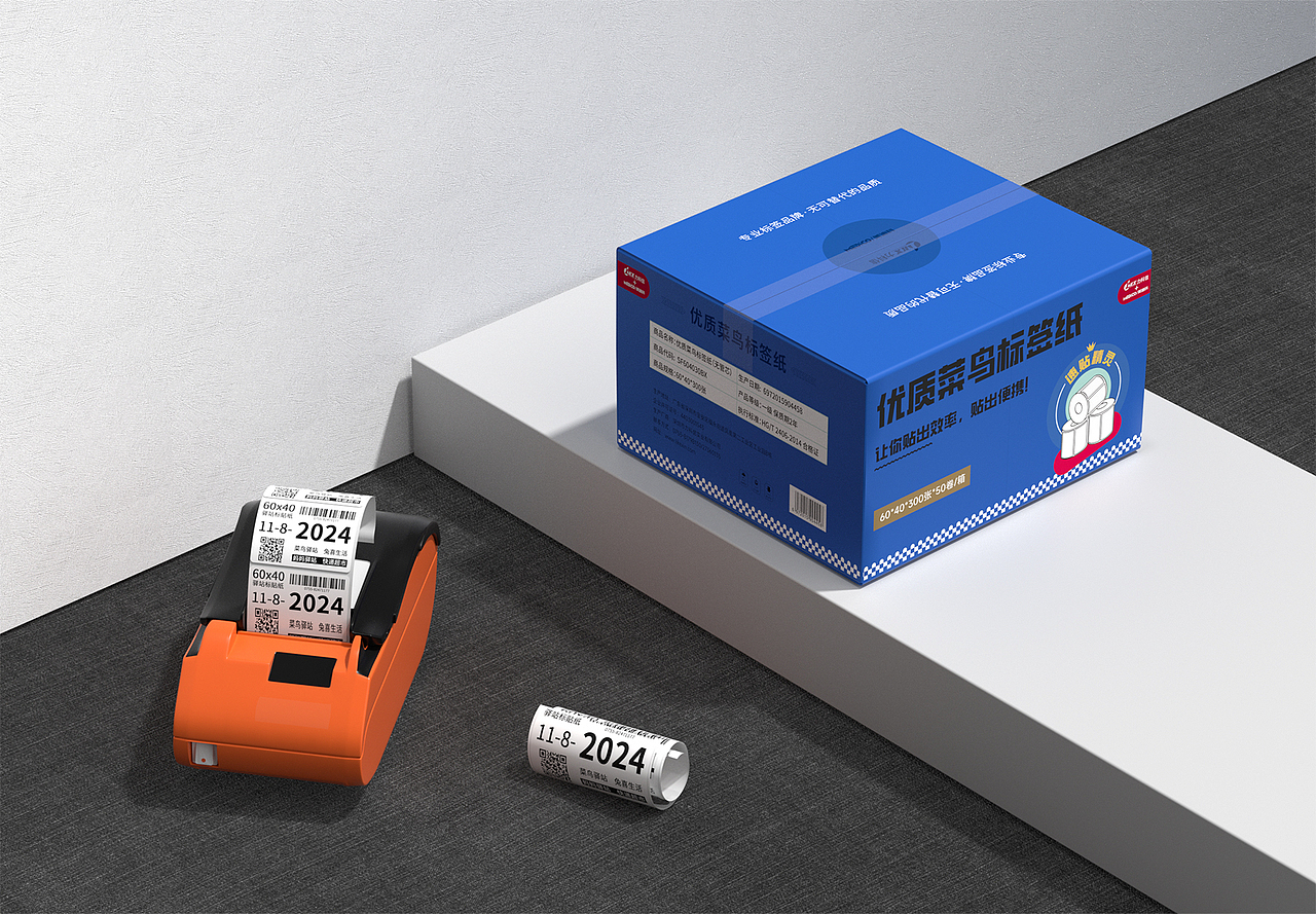 菜鸟标签 | 品牌logo升级 | 办公包装设计