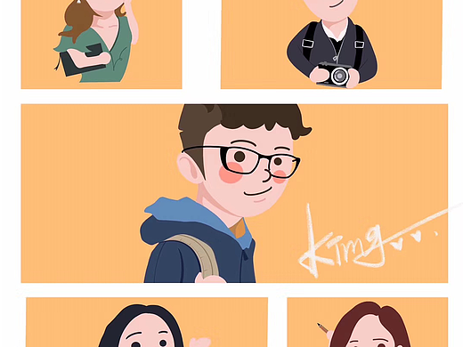 咏春板绘拳—原创IP人物