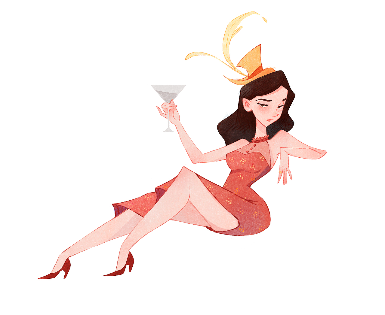 欧美风角色练习（图ZMzg1MTk0MDM2） - 创作习作 - 站酷设计师一笔草草原创素材 - 站酷ZCOOL