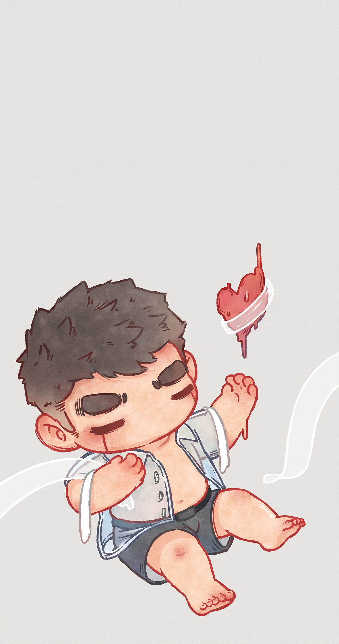 小警宝手机壁纸（图ZMzg1MjAxNDUy） - 创作习作 - 站酷设计师小老虎Finn原创素材 - 站酷ZCOOL