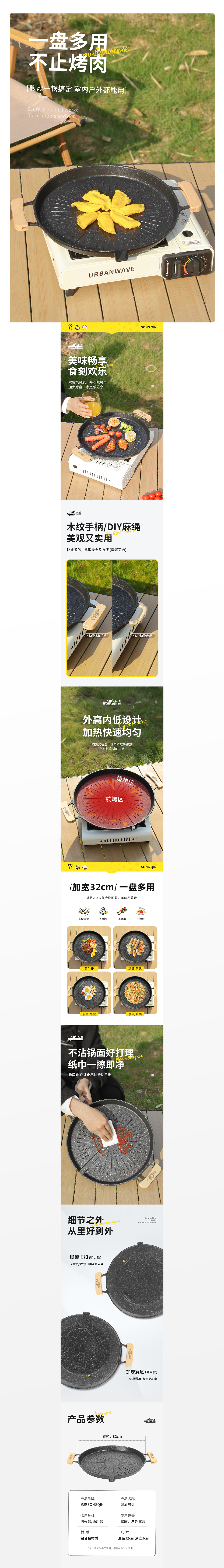 格林烤肉盘详情页（图ZMzg1MjE0NTI0） - 其他平面 - 站酷设计师偷一抹阳光原创素材 - 站酷ZCOOL