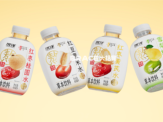 养生水饮料包装设计 保健饮品 饮料包装 休食包装设计