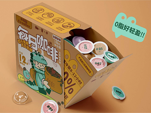 大嘴鳄|冷萃咖啡包装——逐浪派对