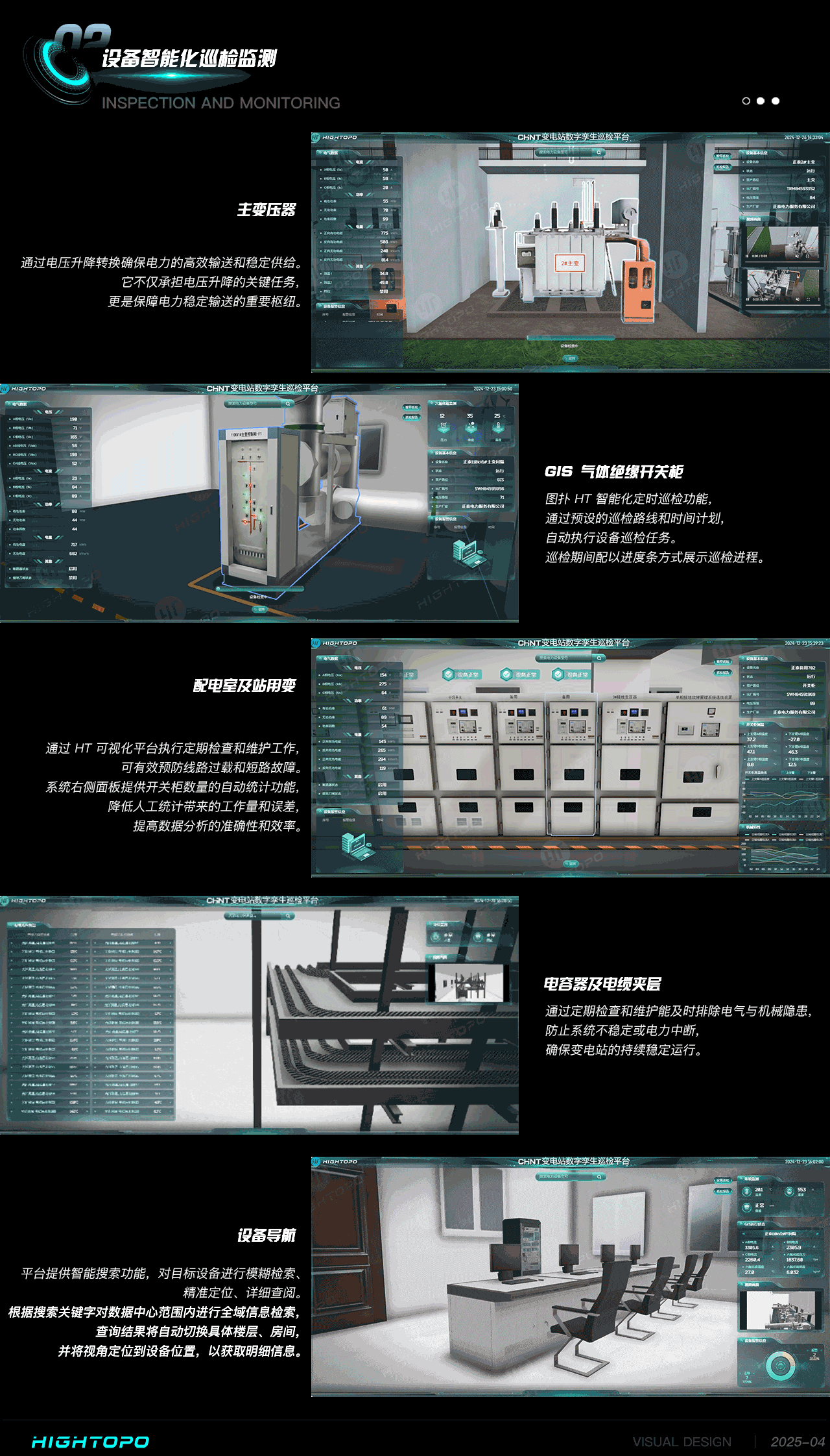 变电站数字孪生,图扑智慧电网三维可视化