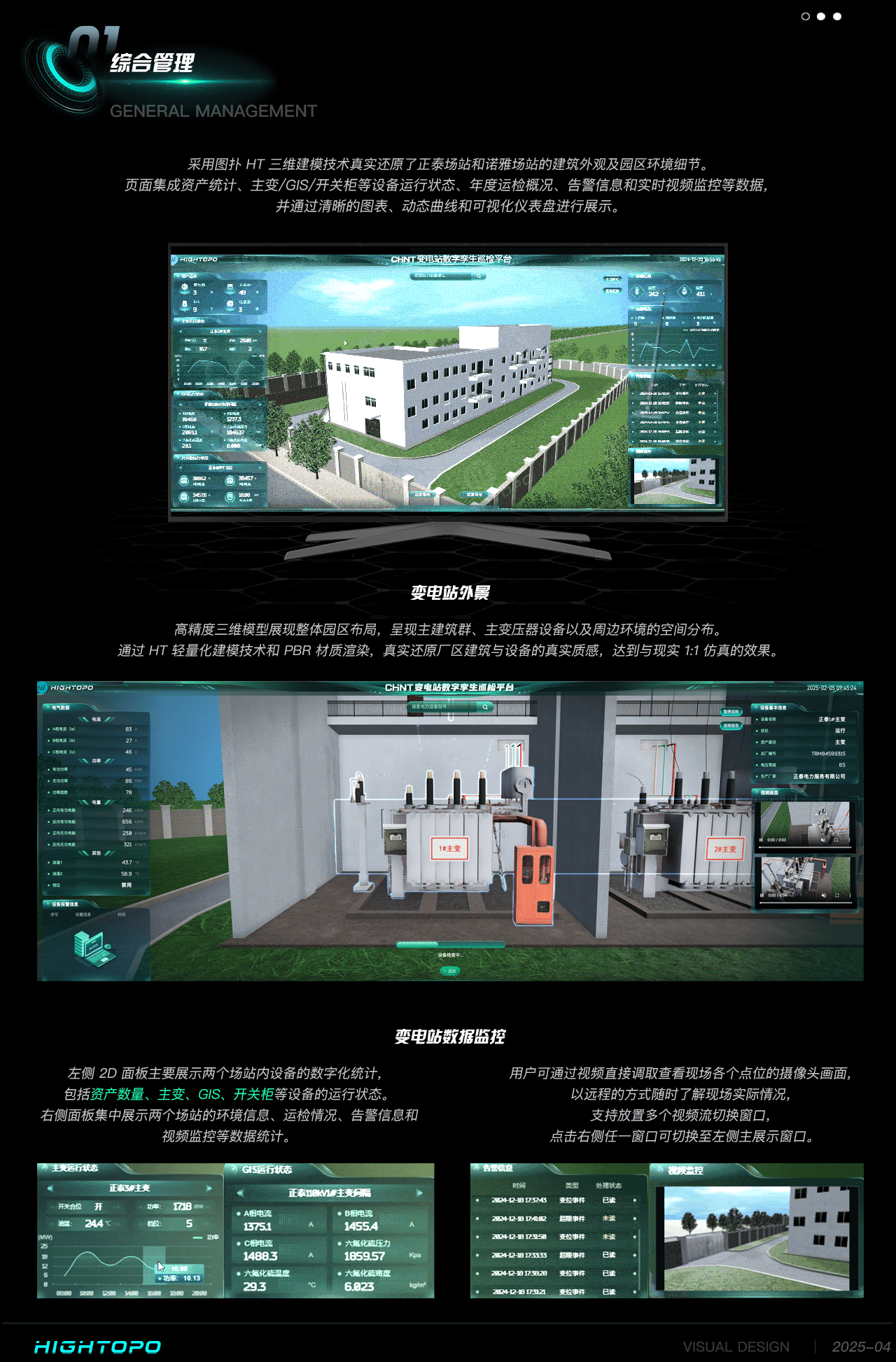 变电站数字孪生,图扑智慧电网三维可视化