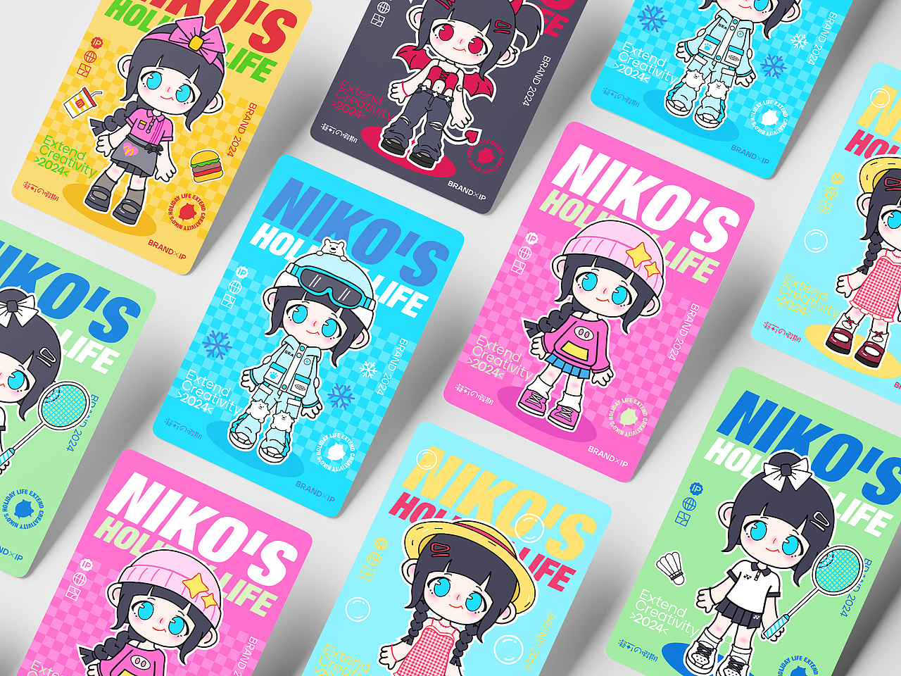 凝可的假期-IP形象设计|平面|卡通|VI