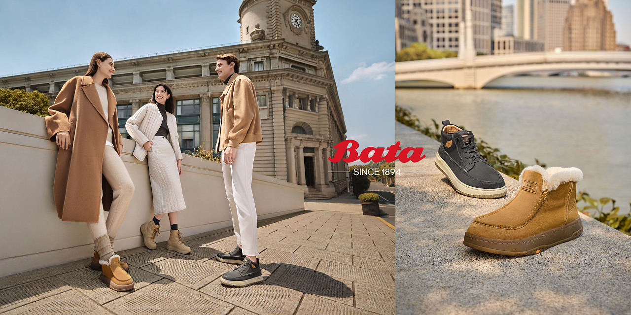 商业摄影|一组来自复古调调的bata秋季形象大片