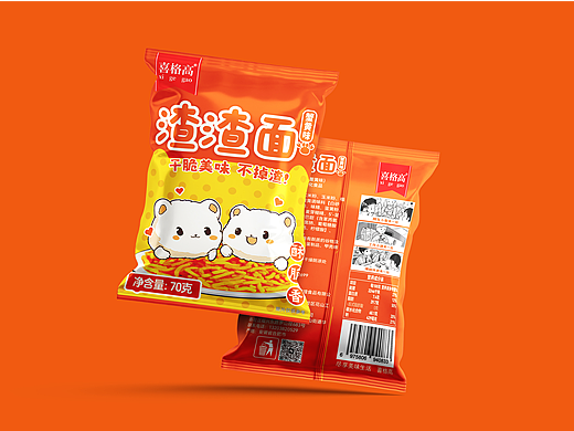 喜格高渣渣面包装设计（来自草木青）