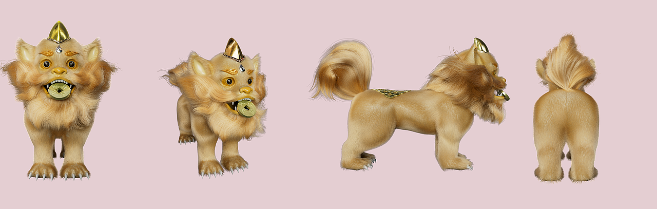 3D三维角色模型骨骼绑定刷权重