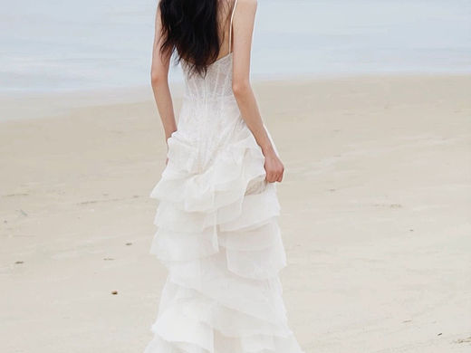 海边高定礼服