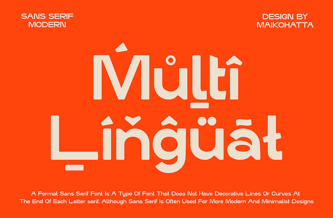 现代时尚潮流海报杂志画册排版封面标题无衬线英文字体