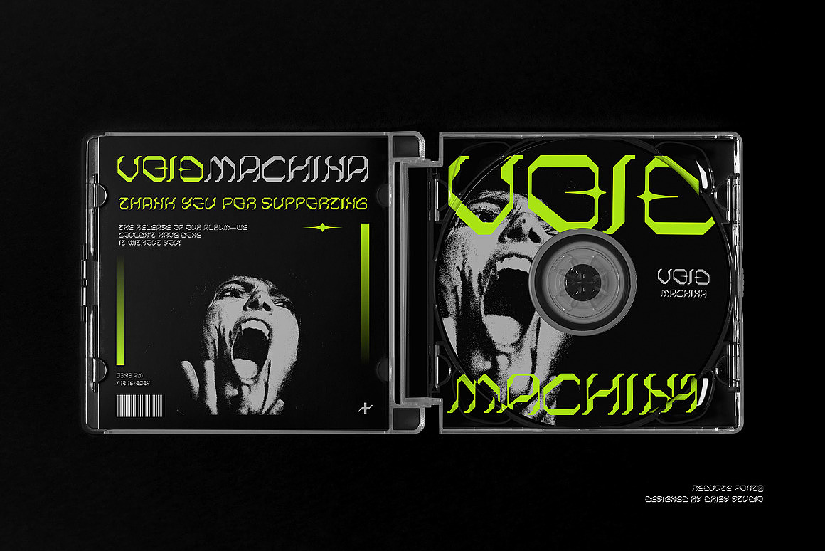 潮流科幻暗黑未来主义赛博朋克科技海报标题英文字体（图ZMzg1MjcwNzky） - 字体/字形 - 站酷设计师最西文集原创素材 - 站酷ZCOOL