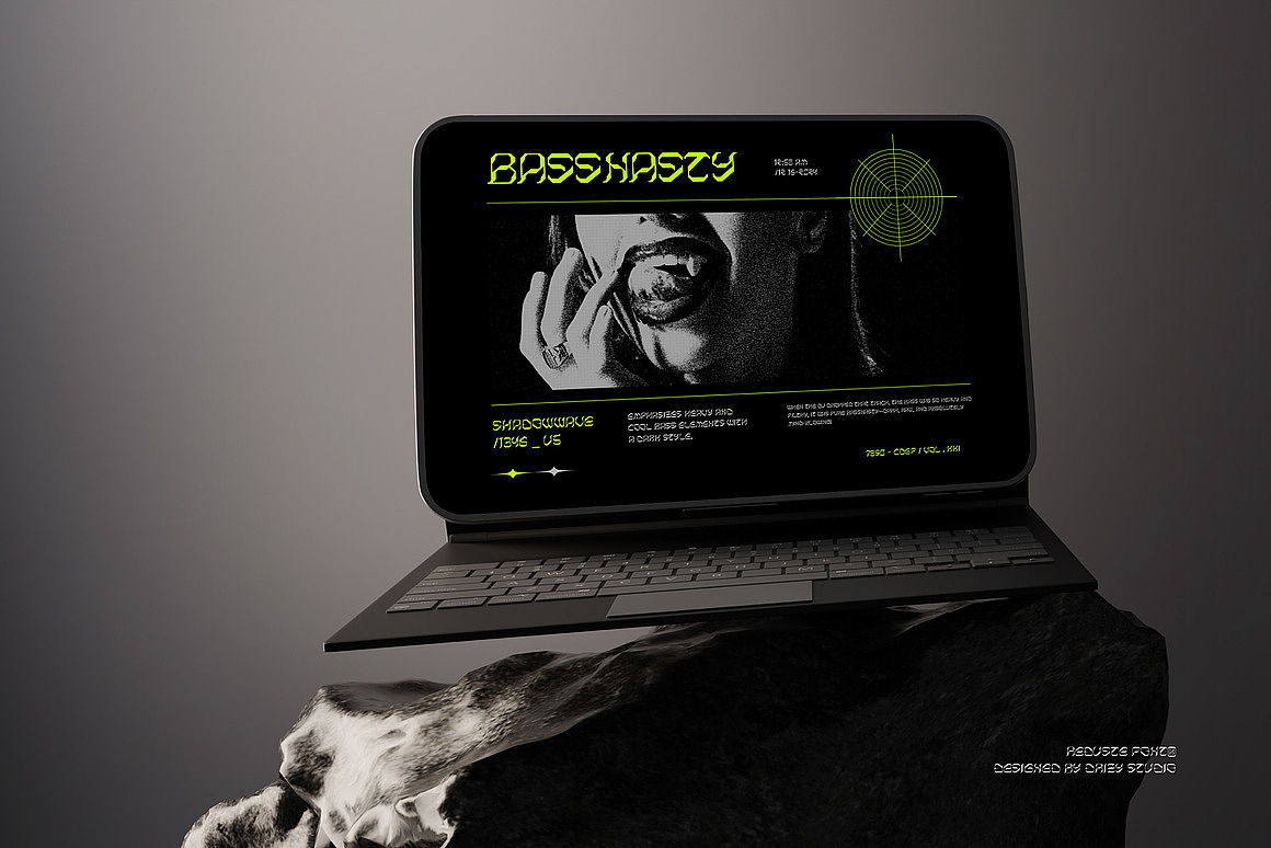 潮流科幻暗黑未来主义赛博朋克科技海报标题英文字体（图ZMzg1MjcwNzg4） - 字体/字形 - 站酷设计师最西文集原创素材 - 站酷ZCOOL