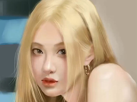 画画，朴彩英