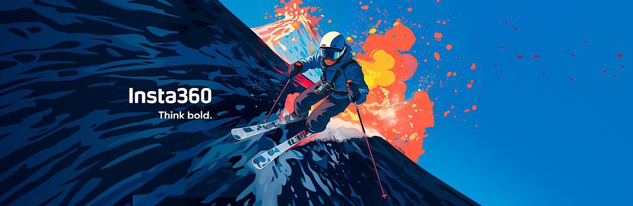 Insta360｜Think bold.2024（图ZMzg1Mjc3MzY0） - 商业插画 - 站酷设计师索阿原创素材 - 站酷ZCOOL