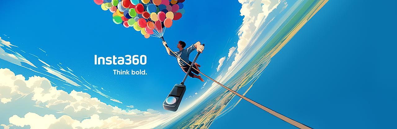 Insta360｜Think bold.2024（图ZMzg1Mjc3Mzk2） - 商业插画 - 站酷设计师索阿原创素材 - 站酷ZCOOL