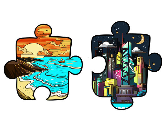 温馨的情侣纹身稿定制