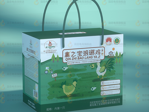 禽之宝琅琊鸡包装设计