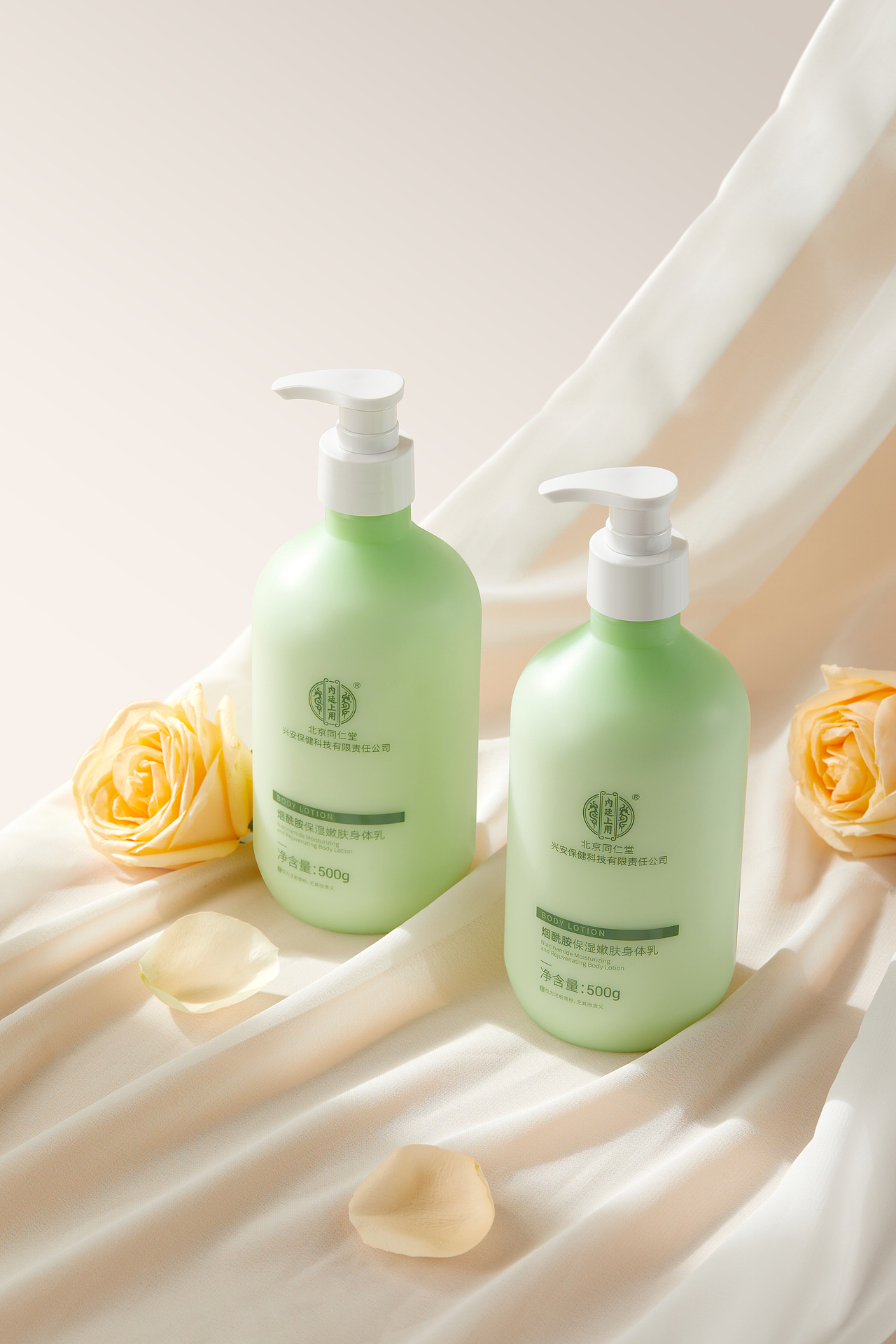 烟酰胺保湿嫩肤身体乳--摄影精修