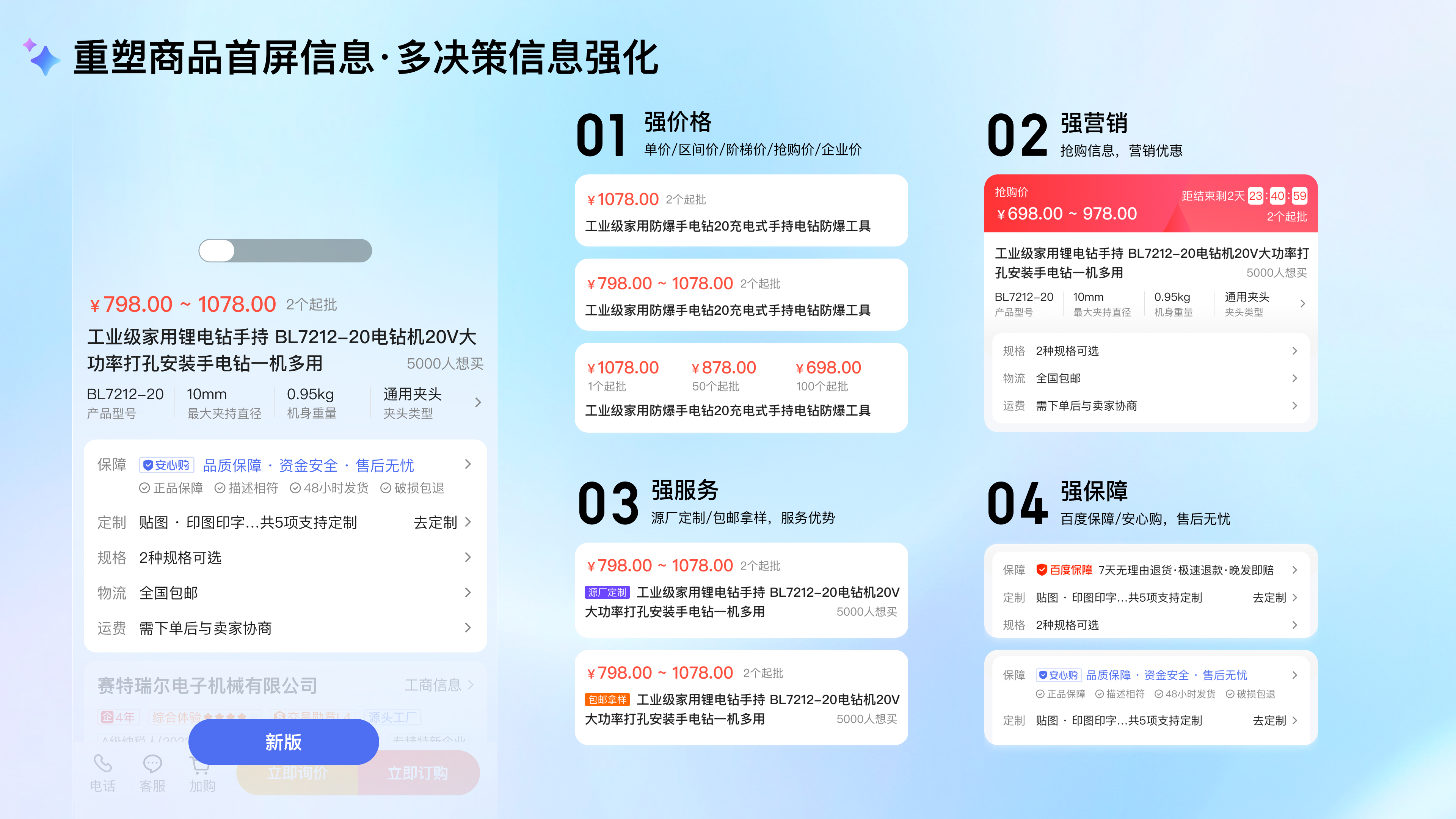 工业品的专业化探索—爱采购商品详情页升级（图ZMTUwMjgxNDA=） - 教程 - 站酷设计师百度MEUX原创素材 - 站酷ZCOOL