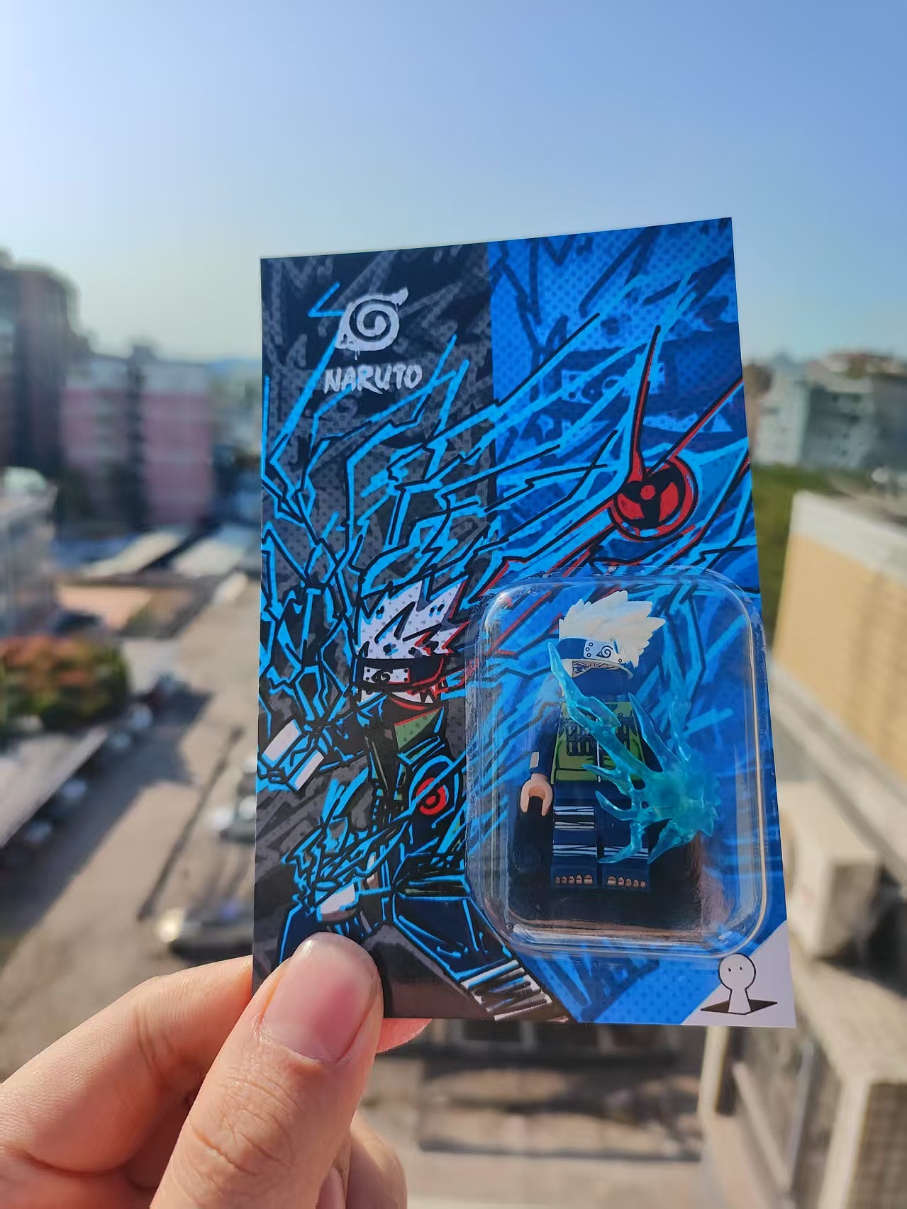 自制火影第三方积木挂卡玩具