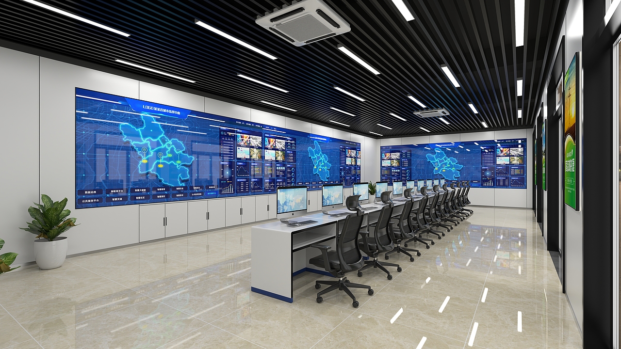 六合化工园-中控大厅翻新（图ZMzg1MzExMzc2） - 展陈设计 - 站酷设计师博德之门原创素材 - 站酷ZCOOL