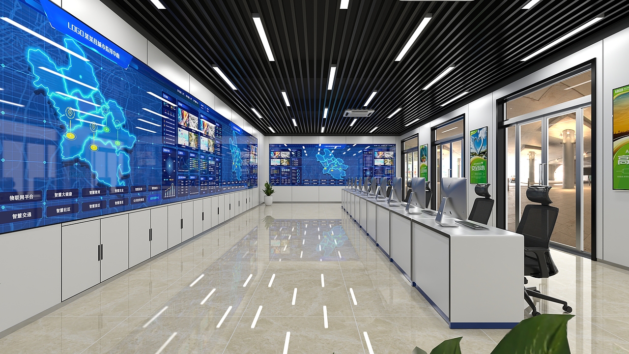 六合化工园-中控大厅翻新（图ZMzg1MzExMzY0） - 展陈设计 - 站酷设计师博德之门原创素材 - 站酷ZCOOL