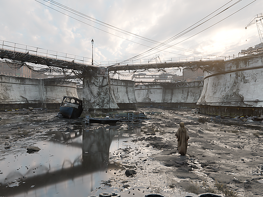 Blender渲染-河道 学习成果展示