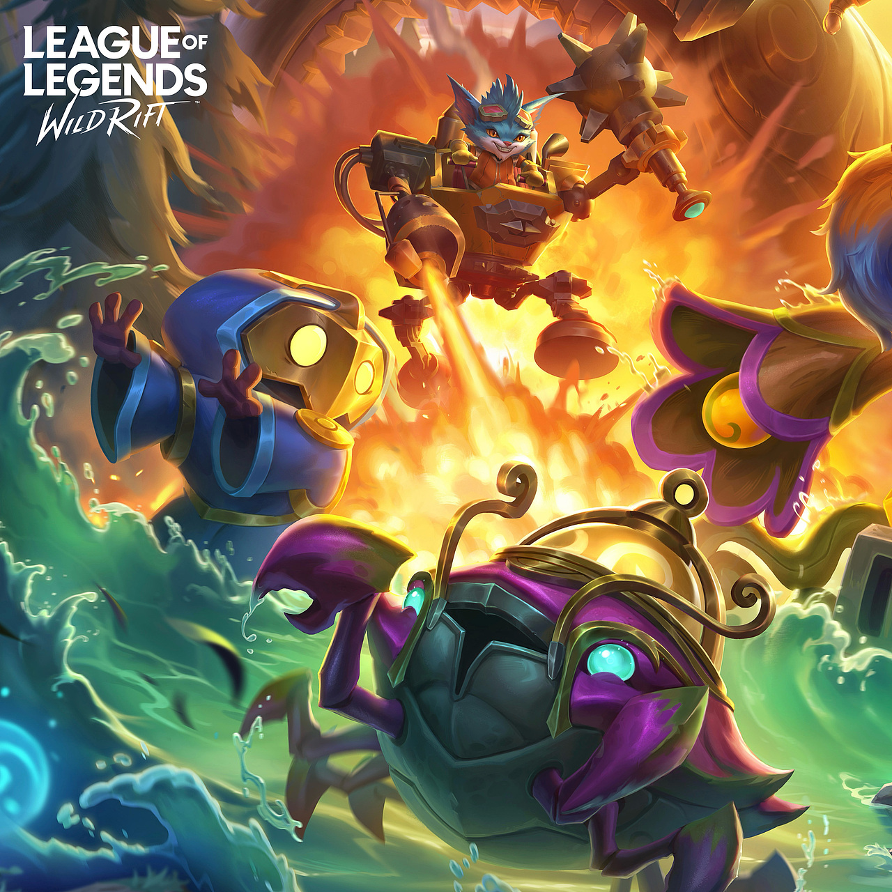 【英雄联盟手游】新版本：班德尔峡谷美宣（图ZMzg1MzE1OTky） - 游戏原画 - 站酷设计师ShawnLee不改行原创素材 - 站酷ZCOOL