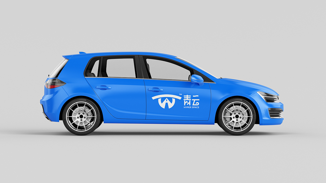 青云BEV架构LOGO设计 | 智能驾驶企业LOGO设计