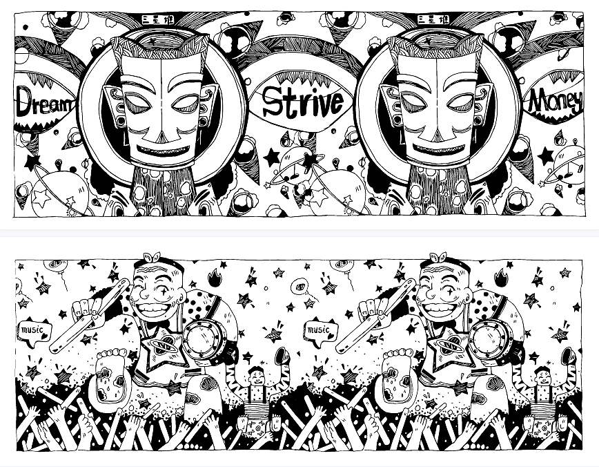 文创插画-国家宝藏马克杯（图ZMzg1MzM1NjE2） - 商业插画 - 站酷设计师mumu沐沐1原创素材 - 站酷ZCOOL