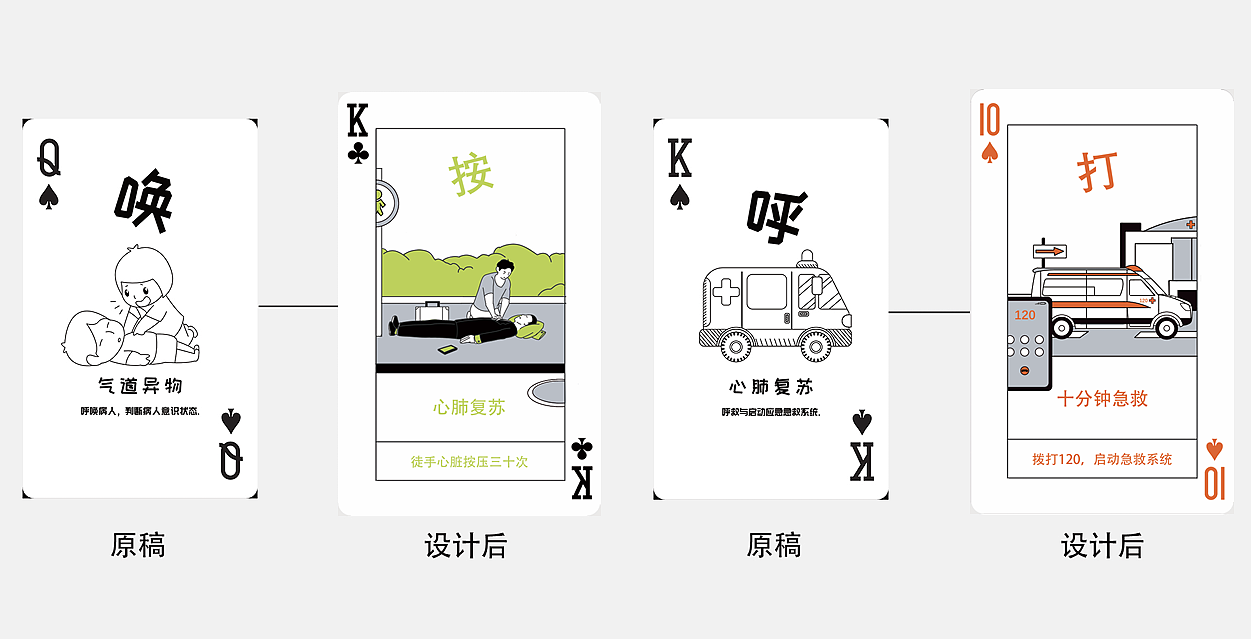 扑克-医疗科普类扑克牌设计更新